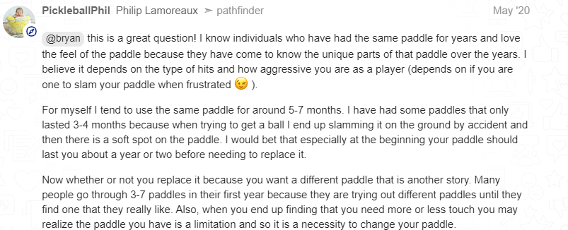 How Long Do Pickleball Paddles Last