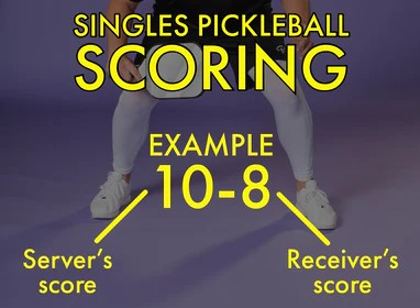 How to keep score in pickleball singles