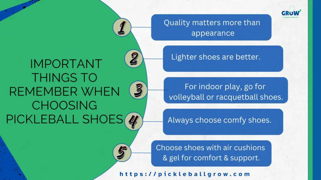 All about pickleball shoes