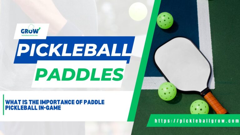 What is the importance of Paddle Pickleball:  Shapes, Selection & maintenance